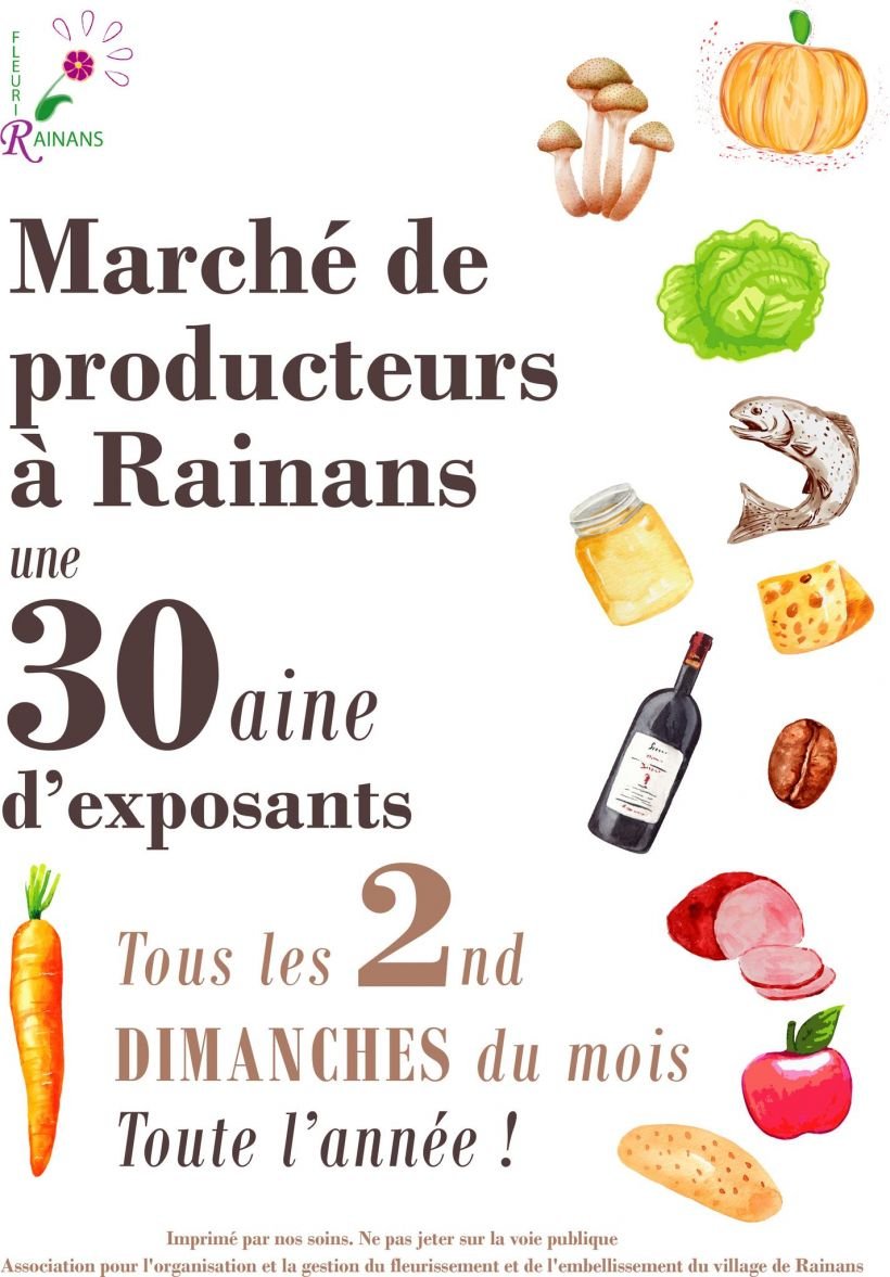 Marché de producteurs et artisans locaux