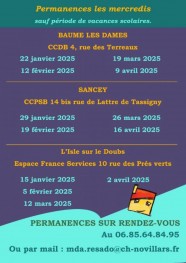 Permanences Maison des adolescents