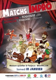Matchs d'improvisation : Besan�on VS Toulouse