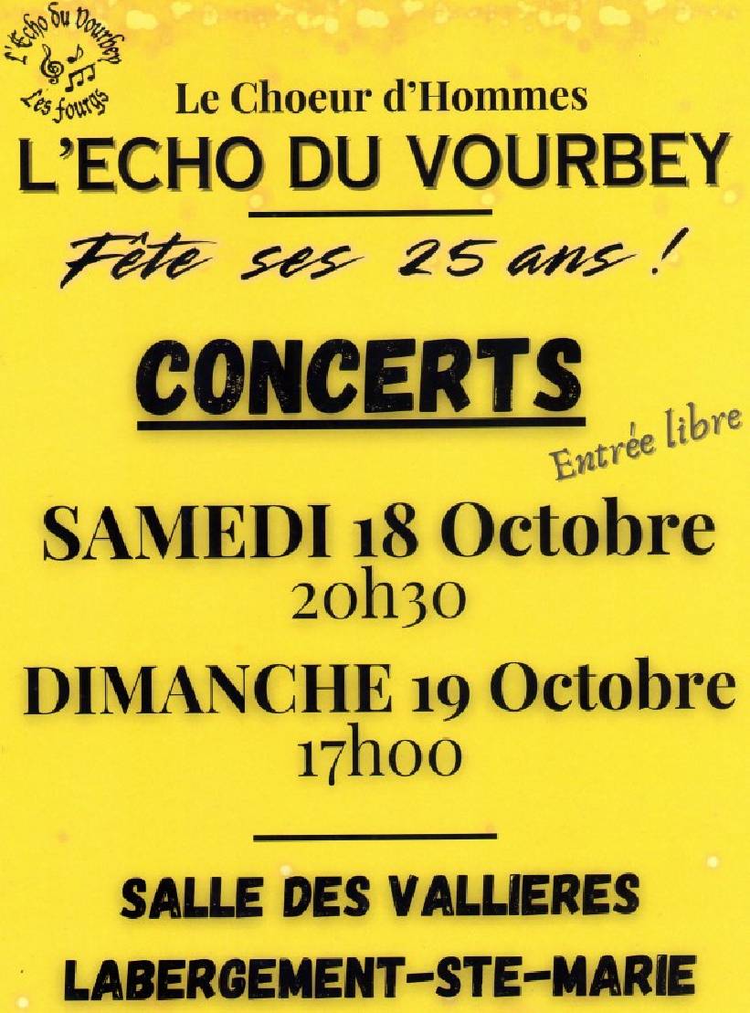 L'Écho du Vourbey fête ses 25 ans !