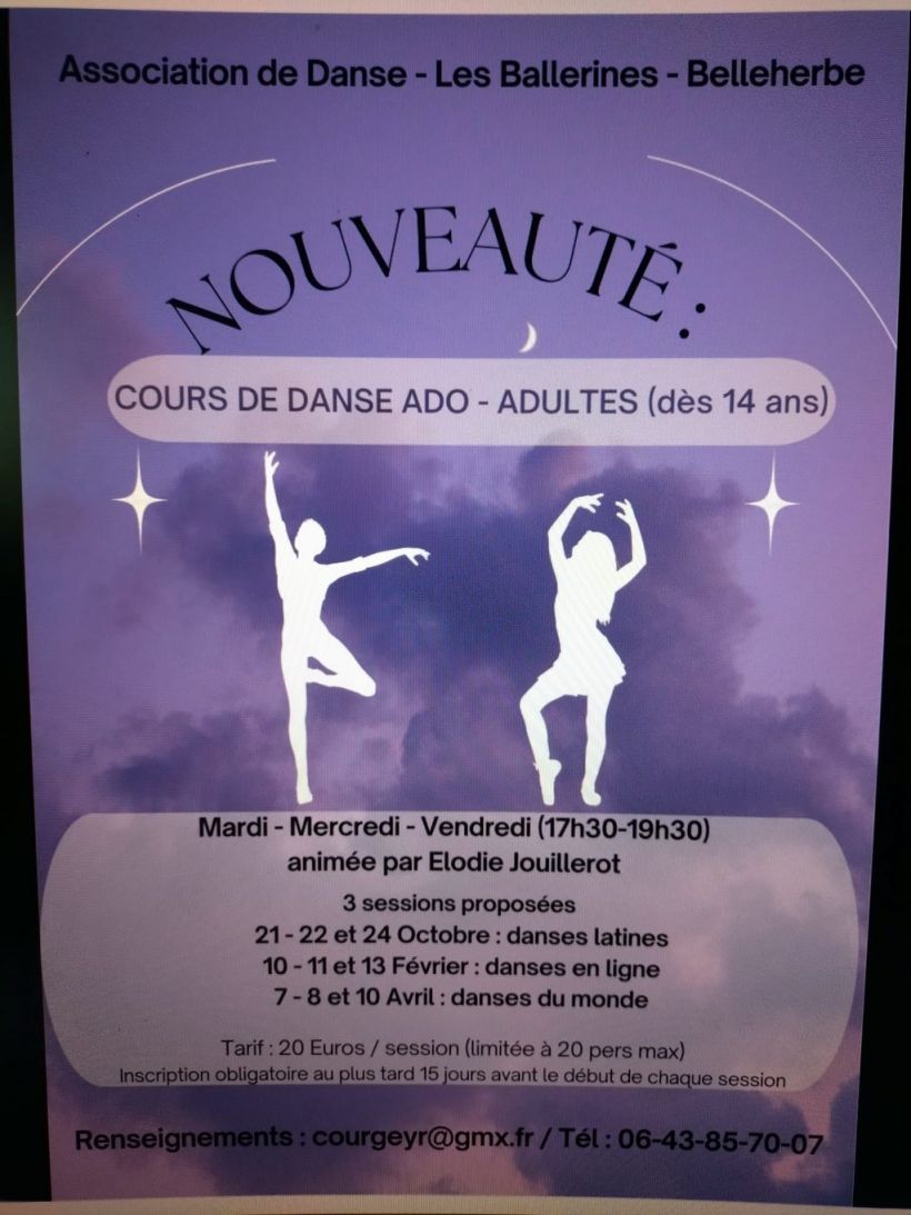 Cours de danses latines