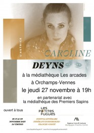 Rencontre avec l'autrice Caroline Deyns