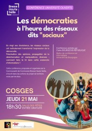 Conf�rence : Les d�mocraties � l'heure des r�seaux dits 