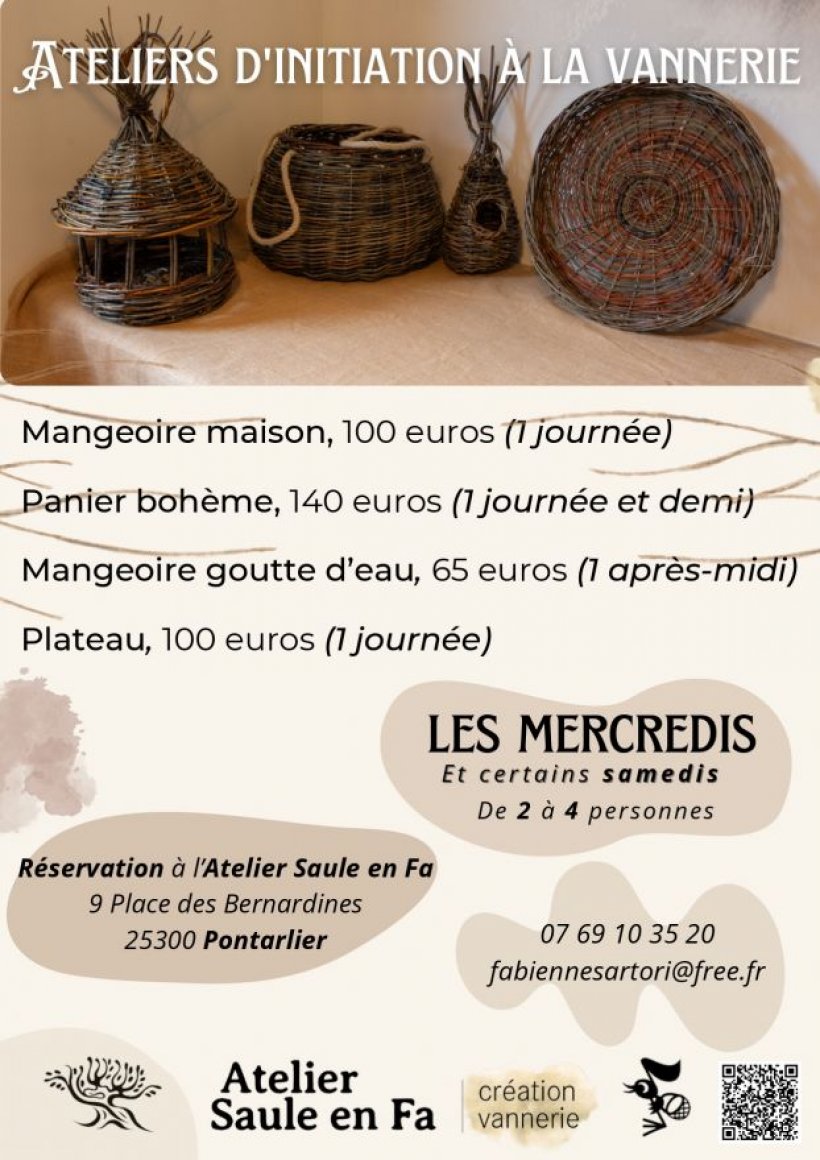 Ateliers d'initiation à la vannerie