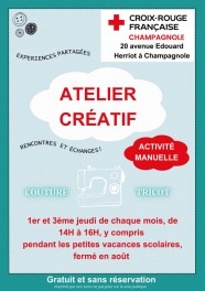 Atelier créatif de la Croix-Rouge