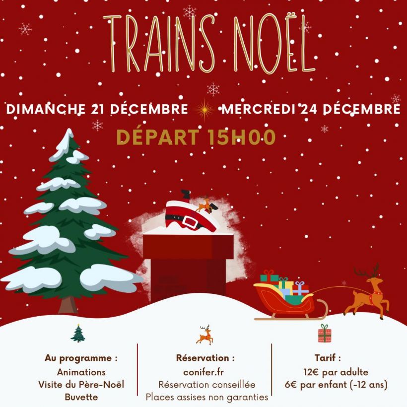 Trains de Noël