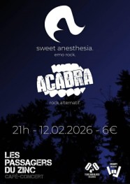 Sweet Anesthesia + Acabra