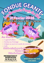 Soir�e fondue g�ante
