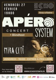 Ap�ro System : Blindtest + concert Mira Ceti