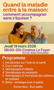 Conf�rence-D�bat : Quand la maladie s'invite � la maison