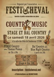 Stage et bal Country Music