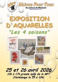Exposition d'aquarelles 
