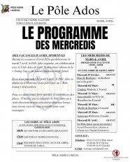 Mercredis au p�le Ados