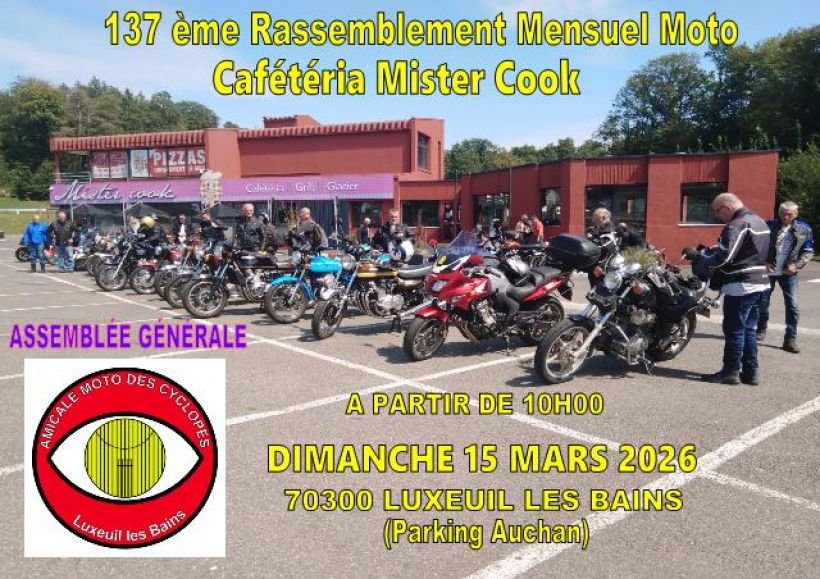 Rassemblement mensuel moto