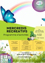 Mercredis r�cr�atifs