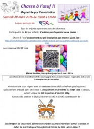 Chasse aux oeufs + Repas Couscous