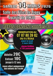Repas dansant ann�es 80