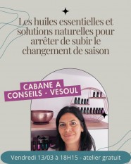 Atelier huiles essentielles