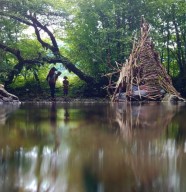 Visite guid�e � v�lo avec l'artiste Ninon Epalle-Linde