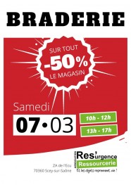 Braderie � la ressourcerie