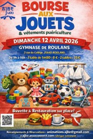 Bourse au jouets, v�tements et pu�riculture