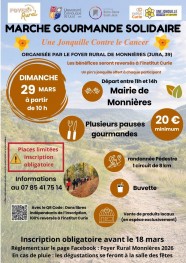 Marche gourmande solidaire - Une Jonquille contre le cancer