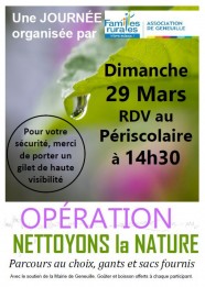 Op�ration NETTOYONS la NATURE