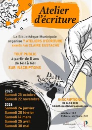 Ateliers d'�criture