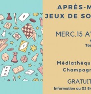Apr�s-midi Jeux de soci�t�