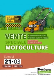 Vente sp�ciale motoculture