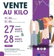 Vente au kilo de v�tements & chaussures