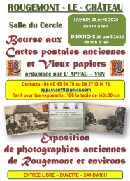 Bourse Cartes postales et Vieux papiers + Expo photos anciennes