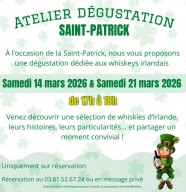 Saint-Patrick - Atelier D�gustation de whiskeys