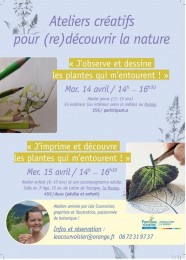 Ateliers cr�atifs pour (re)d�couvrir la nature
