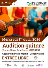 Audition - guitare