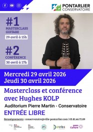 Masterclass guitare avec Hughes KOLP