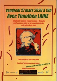 EPOPEE DU POEME avec TIMOTHEE LAINE