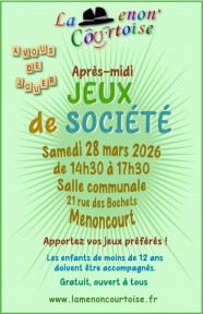 Apr�s-midi Jeux de soci�t�