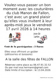 Apr�s-midi jeux de soci�t�