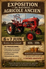 Exposition de mat�riel agricole ancien