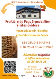 Visite guid�e de la fruiti�re du Pays Grandvallier