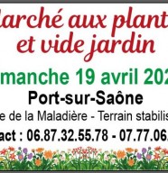 1er March� aux plantes et vide Jardin