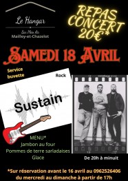 Repas Concert avec le groupe Sustain