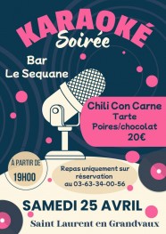 Soir�e Repas karaok�