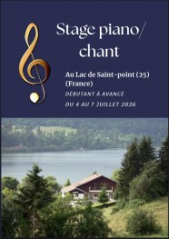 Stage de piano et/ou chant