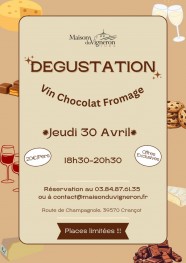 D�gustation Vin Chocolat Fromage