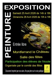 Exposition peinture comit� des f�tes Montferrand le ch�teau