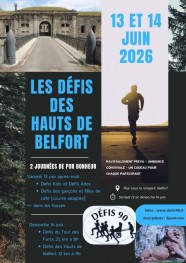 Course p�destre : Les D�fis des Hauts de Belfort