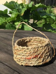 Vannerie spiral�e cousue