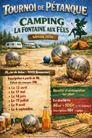Tournoi de p�tanque